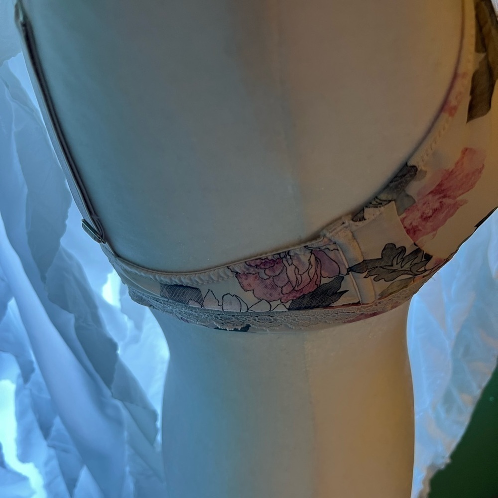 Floral Print Women's Intimate Bra - Picture 4 of 8